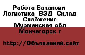 Работа Вакансии - Логистика, ВЭД, Склад, Снабжение. Мурманская обл.,Мончегорск г.